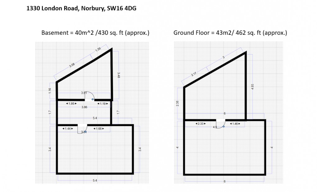 Floorplan for London Road, Norbury